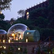 Jungle bubble pods at Anantara luxury resort