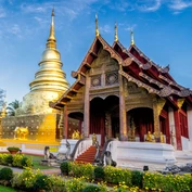 Wat Phra Singh temple in Chiang Mai, Thailand