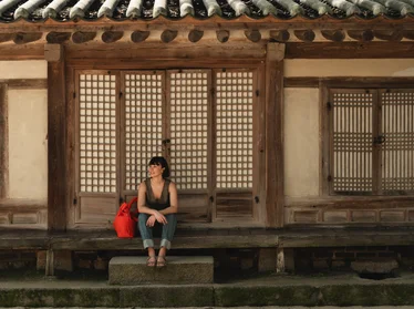 A solo female traveller on an independent travel itinerary in South Korea