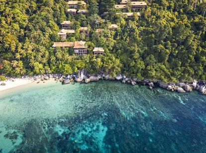 Aerial View of Tioman Island in Malaysia
