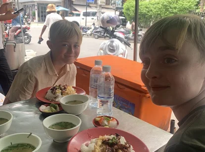 Phnom Penh street food tour family trip