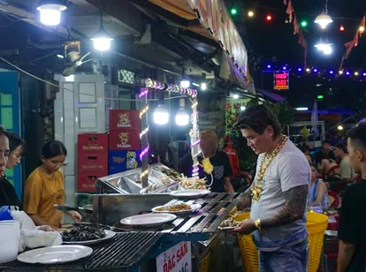 An authentic night time street food tour in Ho Chi Minh City, Vietnam