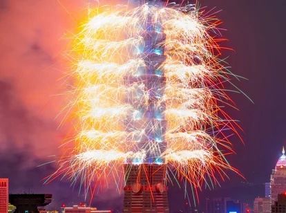Taipei fireworks