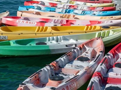 Sun Moon Lake Colorful Kayaks