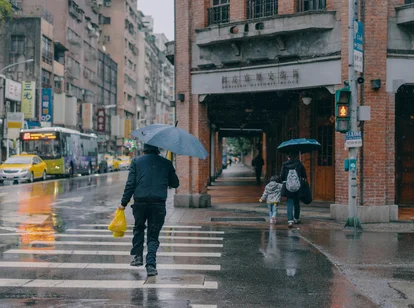 Taipei rain