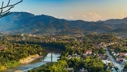 Luang Prabang from above