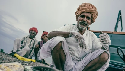Indian man smiling at camera