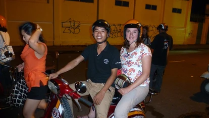 Enfys on Vespa