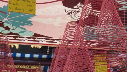 Incense spirals in Hoi An