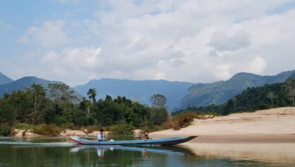 Nam Ou river , Laos