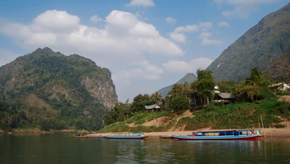 Cruising through northern Laos