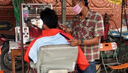 Hairdresser in Phnom Penh
