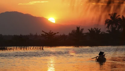 Sunset in the Delta