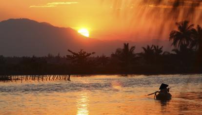 Sunset in the Delta