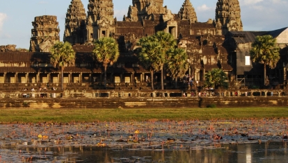 Angkor Wat reflected
