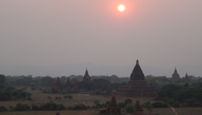 Bagan at dusk