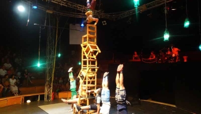 Impressive acrobatics