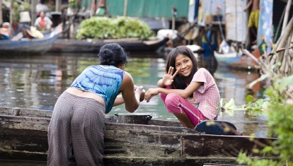 Tonle Sap Lake, Cambodia.