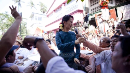 Aung San Suu Kyi Addresses Her Supporters Following Release From House Arrest