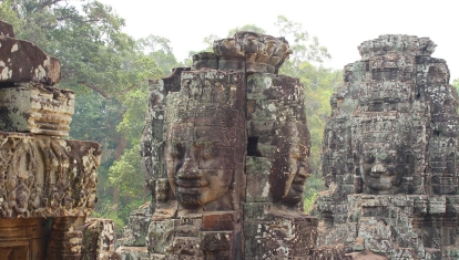 Bayon faces