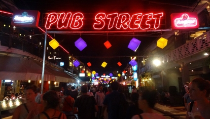 Siem Reap's pub street