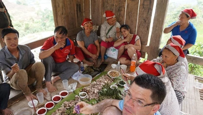 Lunch with the locals