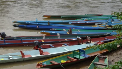 Vientiane, Laos boat racing