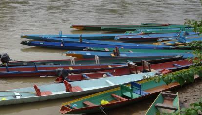 Vientiane, Laos boat racing