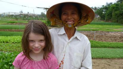 Local farmer in Vietnam