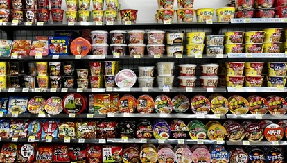 Wall-of-ramen-in-SK-convenience-store-Martin-Gough