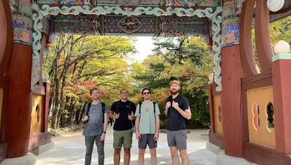Hiking in Korea