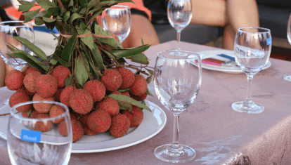 Lychees for lunch