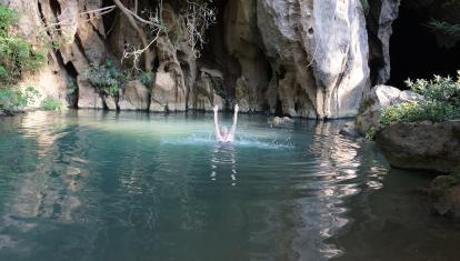 Well deserved swim