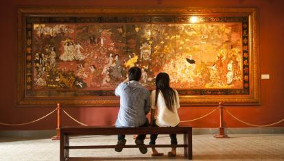 1109 HCMC Fine Arts Museum painting by Nguyen Gia Tri photographer Sophie Hughes copy