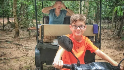 East comptition winner - taken on his second IAT trip to Vietnam and Cambodia
