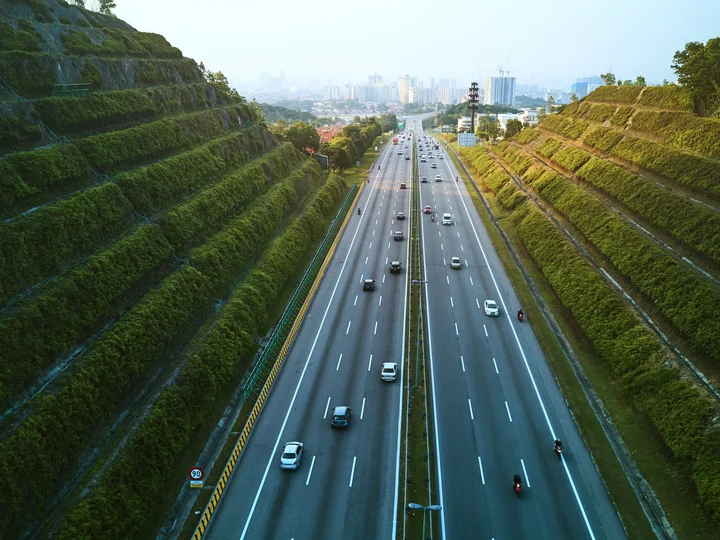 A highway in Malaysia 