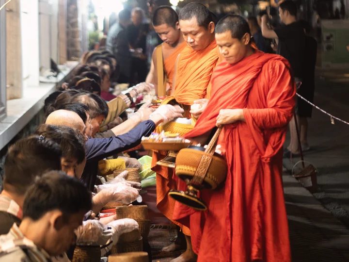 Alms Giving Ceremony 