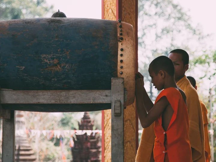 Monks in prayer
