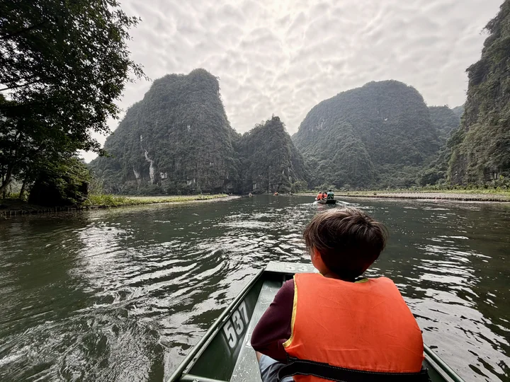 Boat trip in Ninh Binh