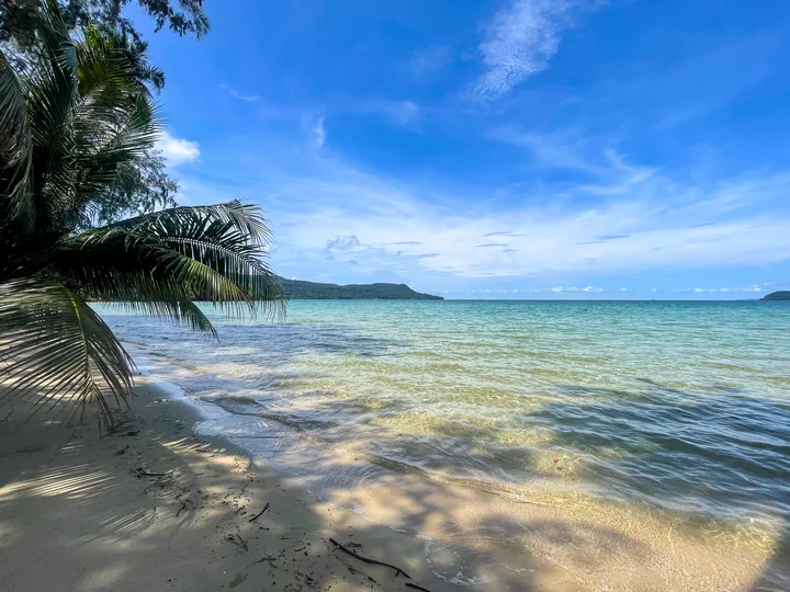 Deserted beach in Koh Rong. 