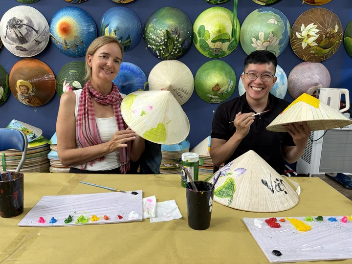 Conical Hat Painting