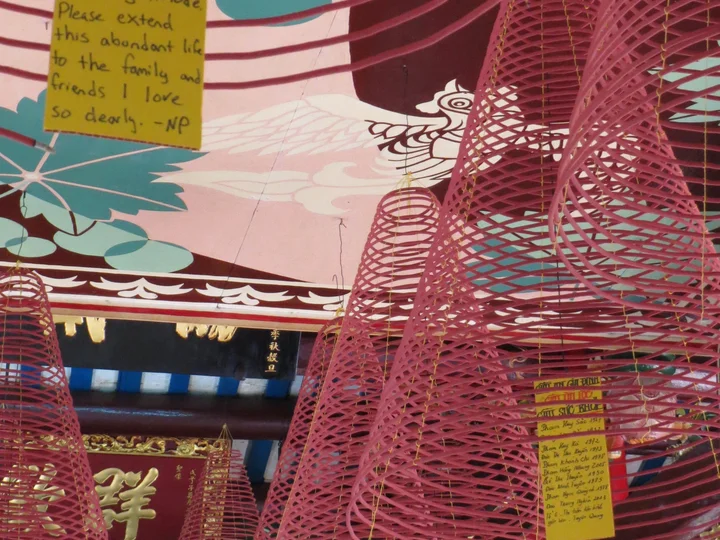 Incense spirals in Hoi An