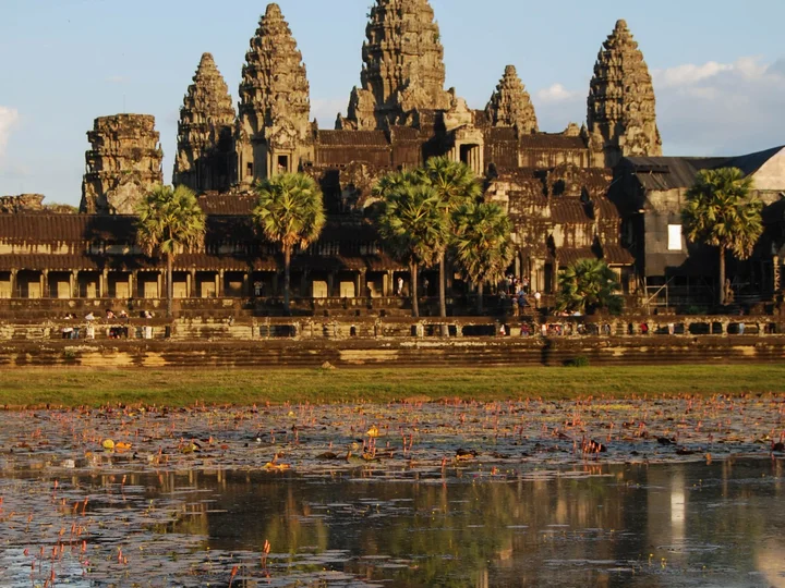 Angkor Wat reflected