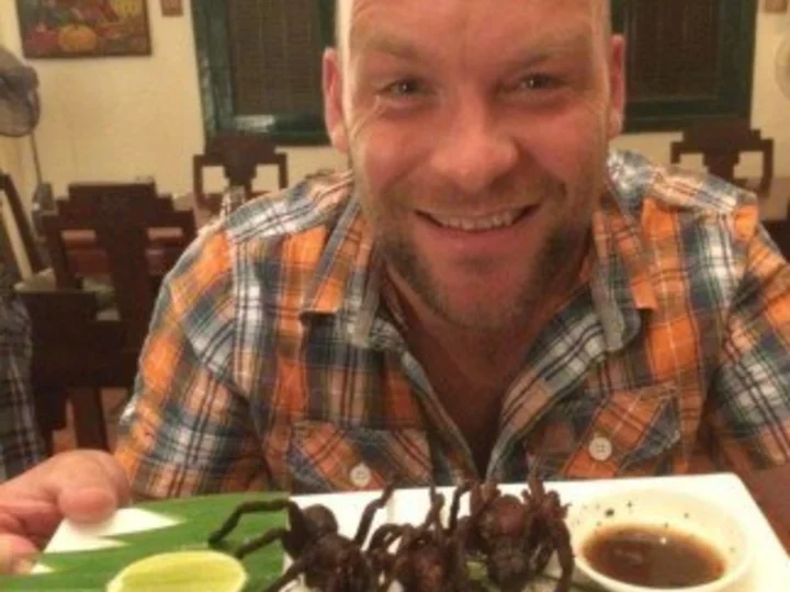 A Cambodian snack