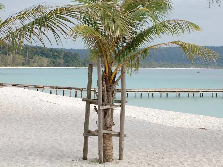 The wonderful white sand of Koh Rong