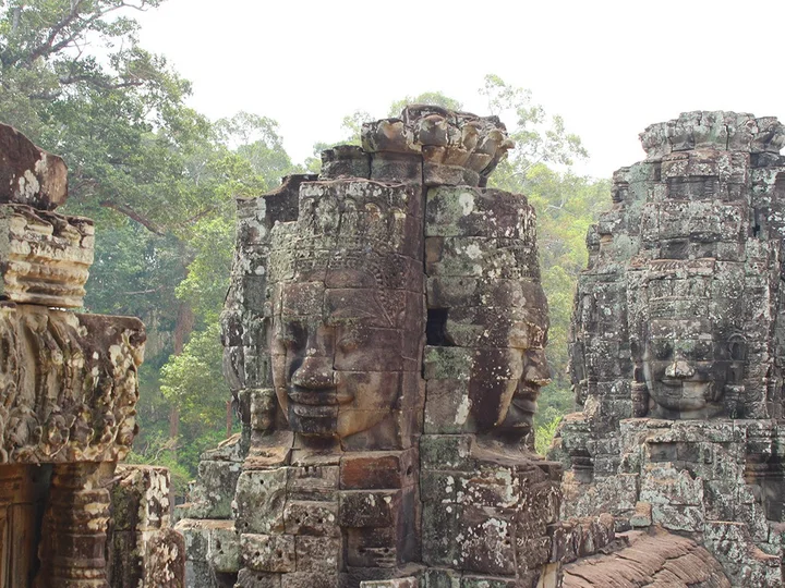Bayon faces