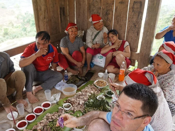 Lunch with the locals