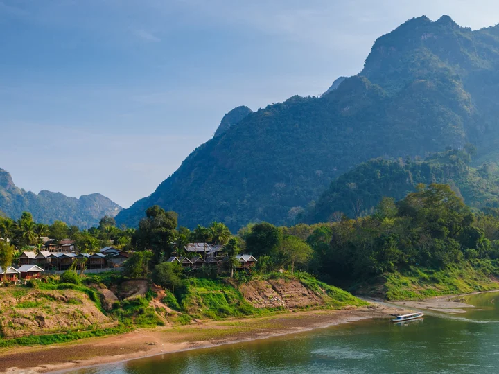 Nong Khiaw, Nam Our River, Laos