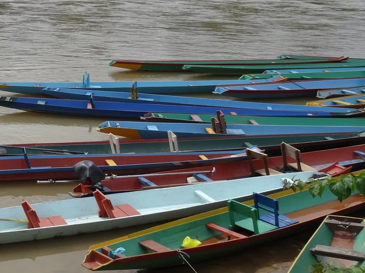 Vientiane, Laos boat racing