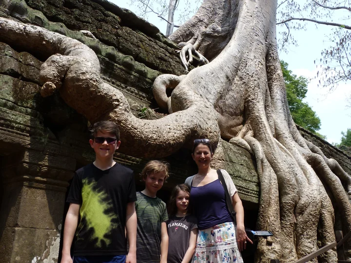 Ta Prohm, family travel at the Angkor temples in Cambodia